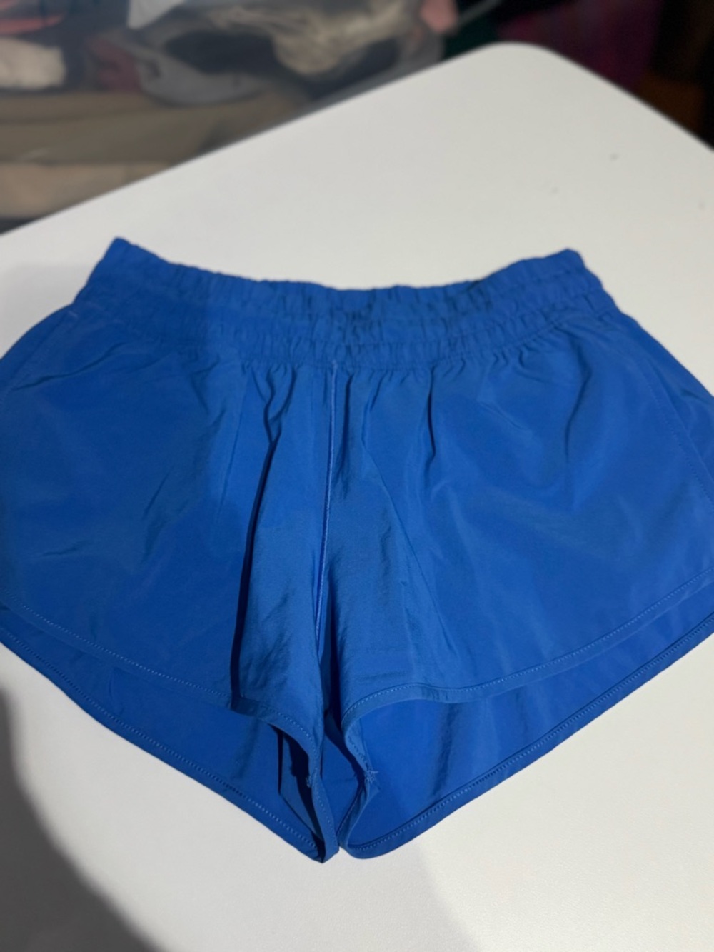 Women's Athletic Running Shorts - Bright Blue
